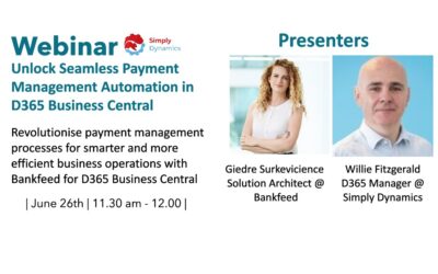 Webinar: Unlock Seamless Payment Management Automation in D365 Business Central